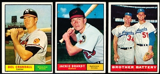 1961 Topps Bb- 25 Diff
