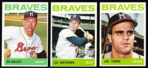 1964 Topps Bb- 3 Diff