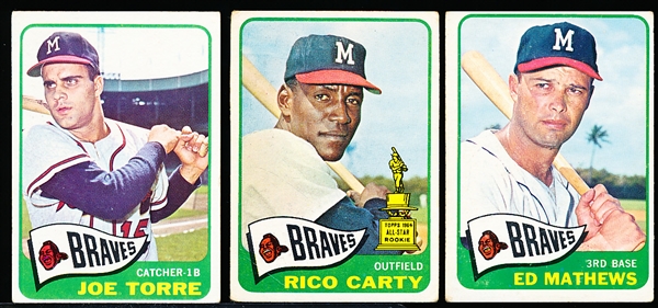 1965 Topps Bb- 3 Diff