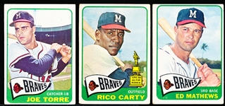 1965 Topps Bb- 3 Diff