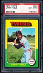 1975 Topps Bb- #526 Larry Hisle, Twins- PSA Nm-Mt 8