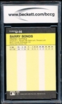 1986 Fleer Bb Update- #14 Barry Bonds RC- BCCG 9 (Near Mint or better)