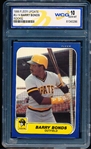 1986 Fleer Bb Update- #14 Barry Bonds RC- WCG 10 (Gem Mint)