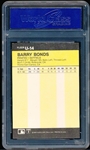 1986 Fleer Bb Update- #14 Barry Bonds RC- WCG 10 (Gem Mint)