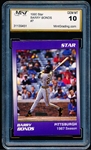 1990 Star Bb- #7 Barry Bonds- Mint Grading- Gem Mint 10