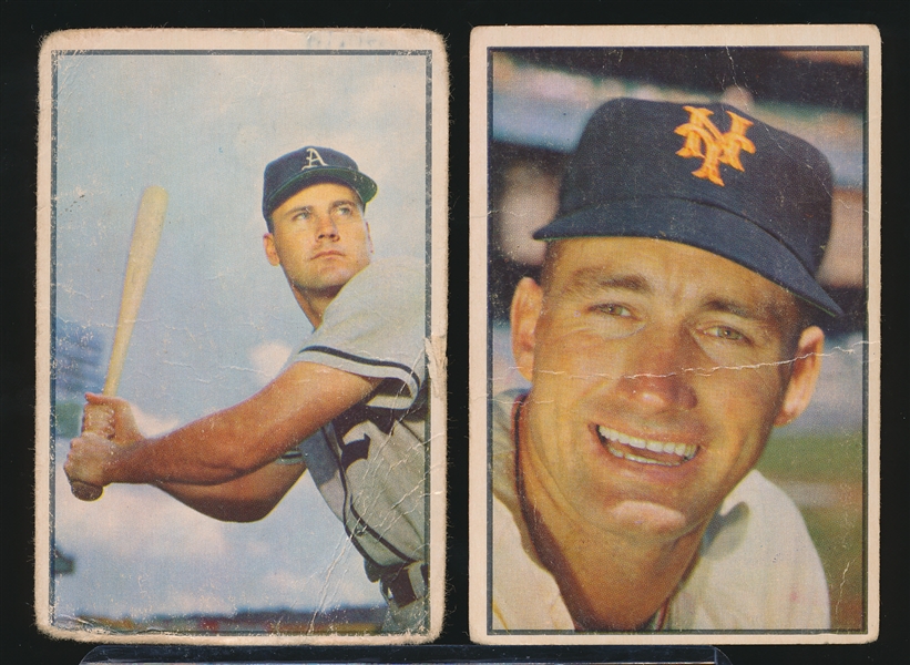 1953 Bowman Bb Color- 2 Diff