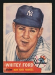 1953 Topps Bb- #207 White Ford, Yankees