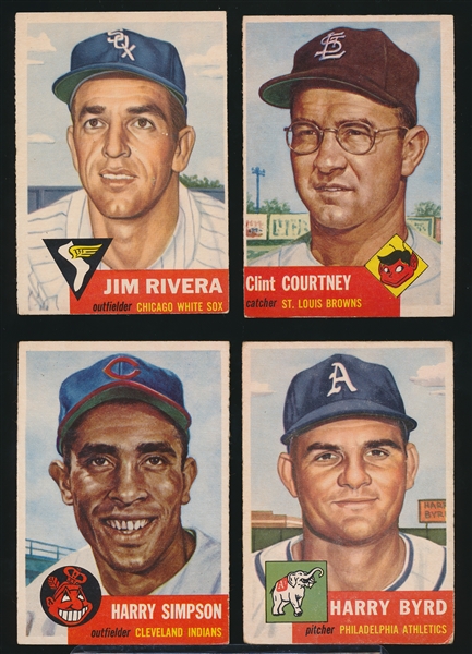 1953 Topps Bb- 4 Diff