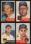 1953 Topps Bb- 4 Diff