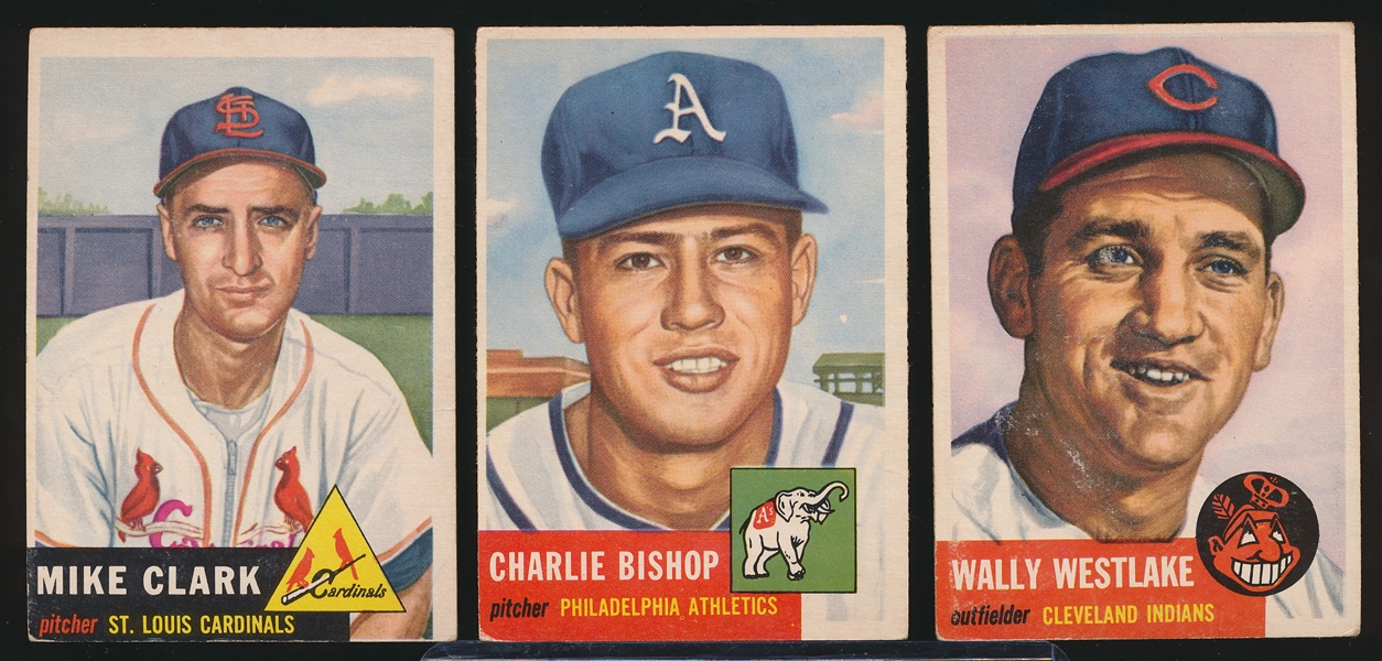 1953 Topps Bb- 3 Diff