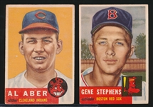 1953 Topps Bb- 2 Diff Hi#’s