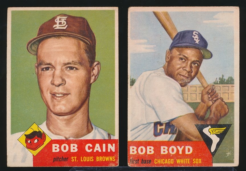 1953 Topps Bb- 2 Diff Hi#’s