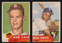 1953 Topps Bb- 2 Diff Hi#’s