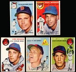 1954 Topps Baseball- 5 Diff