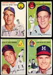 1954 Topps Baseball- 14 Diff