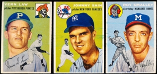 1954 Topps Baseball- 14 Diff
