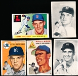 1954 Topps “Sports Illustrated” Paper Baseball Cards- 12 Diff Color Cards