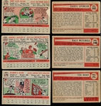 1954 Bowman/ 1956 Topps Bb- 6 Cards
