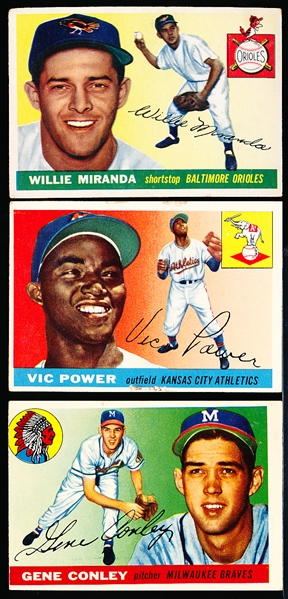 1955 Topps Bb- 10 Diff