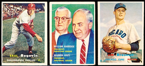 1957 Topps Bb- 11 Diff