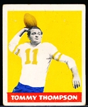 1948 Leaf Fb- #9 Tom Thompson, Eagles