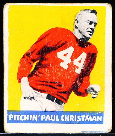 1948 Leaf Fb- #21 Paul Christman, Chicago Cardinals