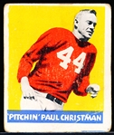 1948 Leaf Fb- #21 Paul Christman, Chicago Cardinals