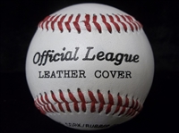 Autographed Gene Conley Official Spalding League Bsbl.