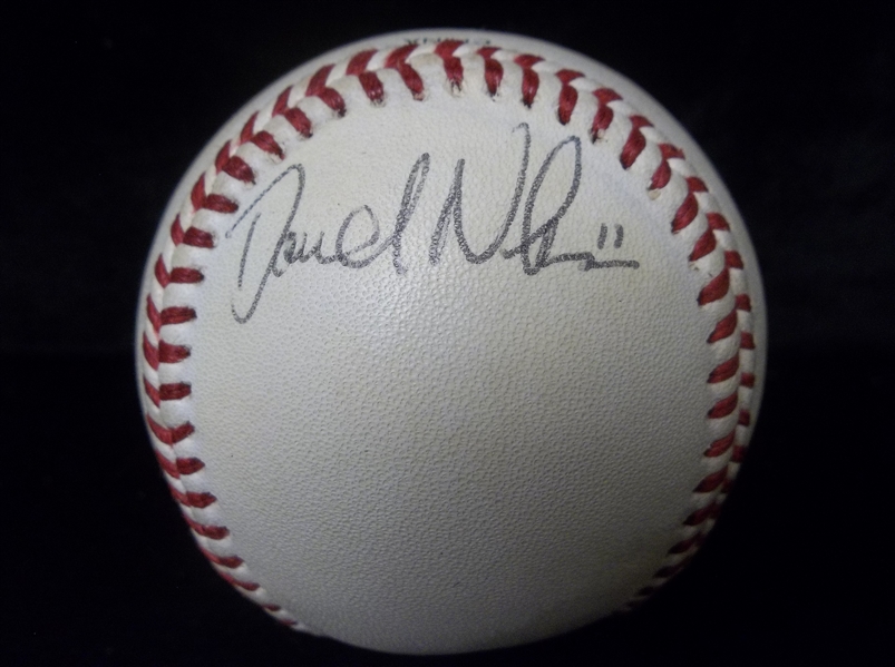 Autographed David Nilsson Official Rawlings R-100 League Baseball