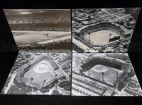 Clean-Up Lot of 8 Diff. B/W 8” x 10” Photos of Baseball Parks/All-Star Game Photos
