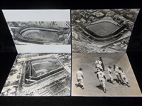 Clean-Up Lot of 8 Diff. B/W 8” x 10” Photos of Baseball Parks/All-Star Game Photos