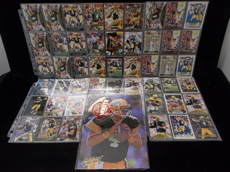 Brett Favre Ftbl.- 265 Asst. Cards in Pages