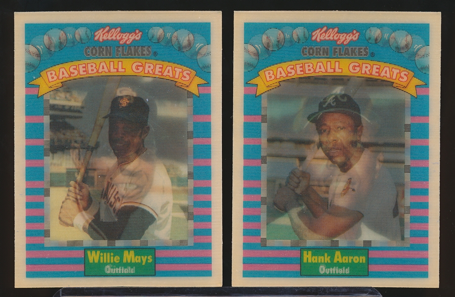 1984 Sports Design Products Bb- #19 Warren Spahn, Milwaukee Braves- Autographed
