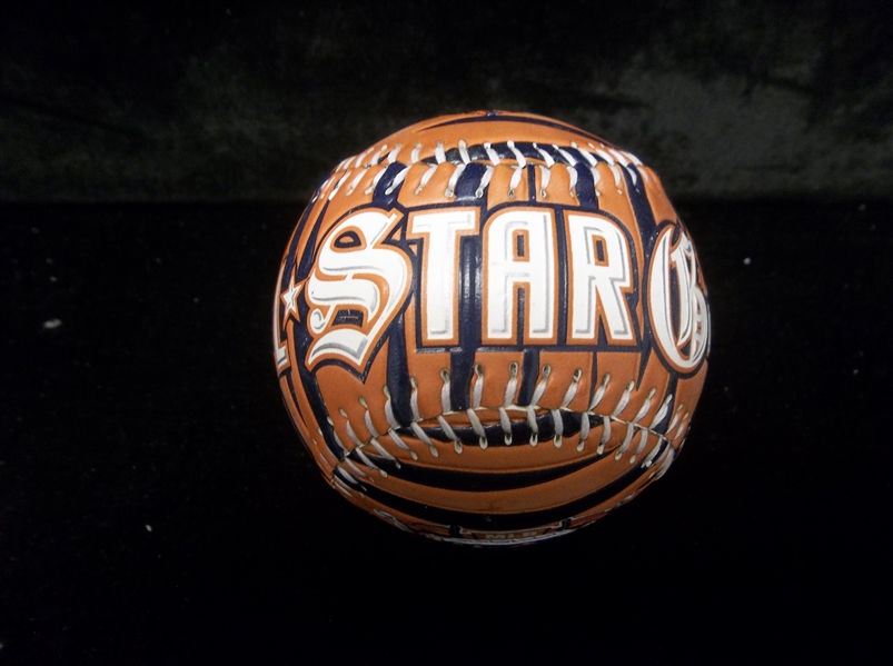 2005 Rawlings Tiger Striped All-Star Game Logo Ball (Detroit, MI.)