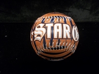 2005 Rawlings Tiger Striped All-Star Game Logo Ball (Detroit, MI.)