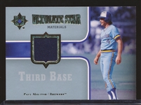 2007 Ultimate Bb- “Ultimate Star Materials”- #SM-PM2 Paul Molitor, Brewers