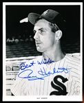 Autographed Ray Herbert Chicago White Sox MLB B/W 8” x 10” Photo