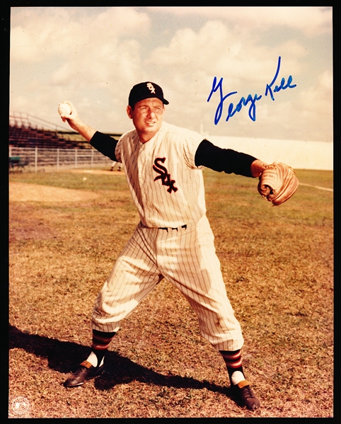Autographed George Kell Chicago White Sox MLB Color 8” x 10” Photo