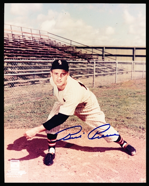 Autographed Billy Pierce Chicago White Sox MLB Color 8” x 10” Photo