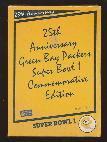1990 Pacific Champion Cards “25th Anniversary Green Bay Packers Super Bowl I Commemorative Ed. Set of 45