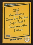 1990 Pacific Champion Cards “25th Anniversary Green Bay Packers Super Bowl I Commemorative Ed. Set of 45