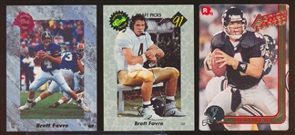 1991 Brett Favre Rookie Years Cards- 12 Diff.
