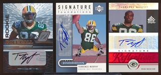 2005 Terrence Murphy (Packers) Jersey or Autograph Inserts- 5 Diff.