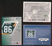 Antonio Freeman (Packers)- 7 Diff. Jersey Inserts