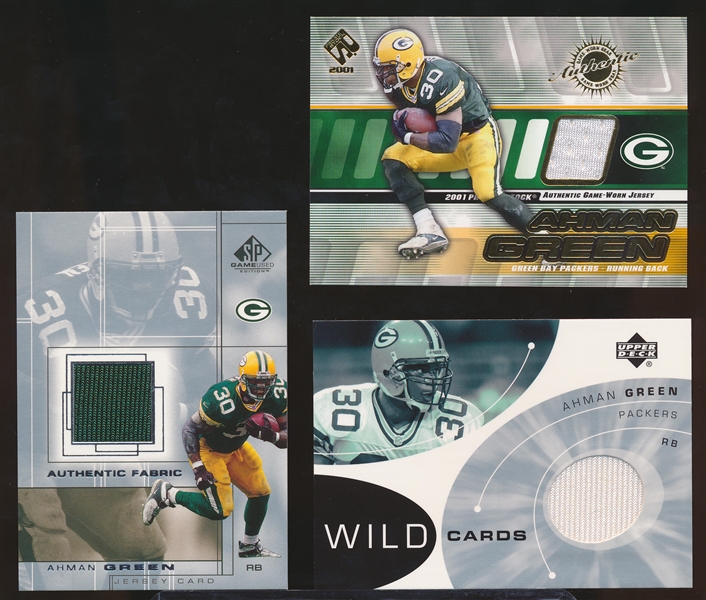 Ahman Green (Packers)- 6 Diff. Jersey Inserts
