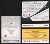 Ahman Green (Packers)- 7 Diff. Jersey Inserts