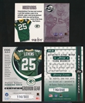 Dorsey Levens (Packers)- 7 Diff. Jersey or Autographed Inserts