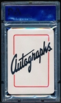 1945 Leister Game Co. (Toledo, OH.) “Autographs (Facsimile): A Card Game of Famous People”- Sgt. Edwin Rowlands- PSA Graded NM-MT 8.