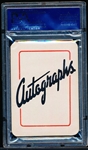 1945 Leister Game Co. (Toledo, OH.) “Autographs (Facsimile): A Card Game of Famous People”- #4 Jack Benny/ Bob Hope- PSA Graded NM-MT 8.