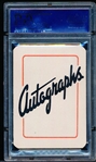 1945 Leister Game Co. (Toledo, OH.) “Autographs (Facsimile): A Card Game of Famous People”- #8A Thomas Dewey/ FDR- PSA Graded NM-MT 8.
